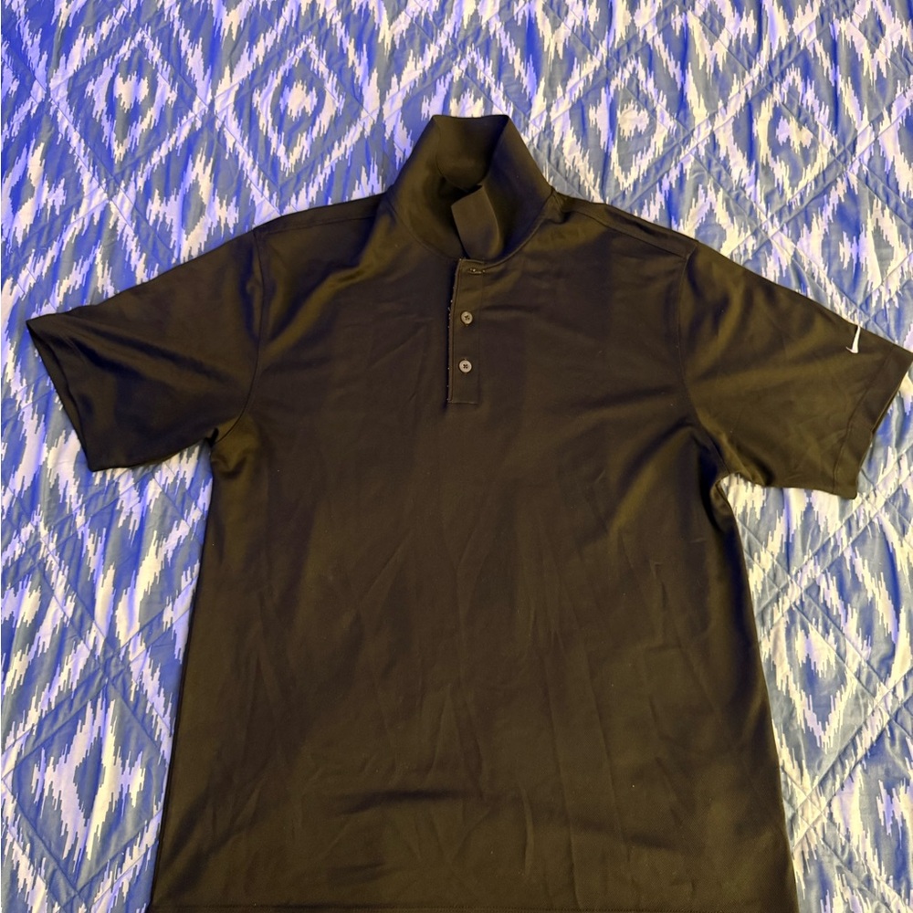 Nike Men's Black Polo Golf Shirt